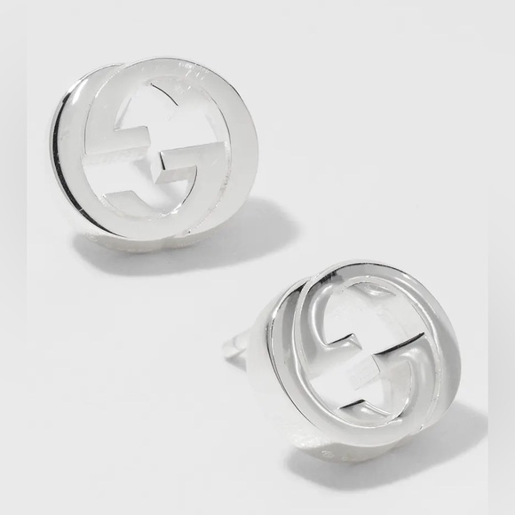 Gucci Interlocking Stud Earrings - Picture 1 of 9